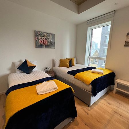 Ferienwohnung London Luxury Flat With Balcony, River View, O2 Arena, Excel, Canary Wharf, Station Exterior foto