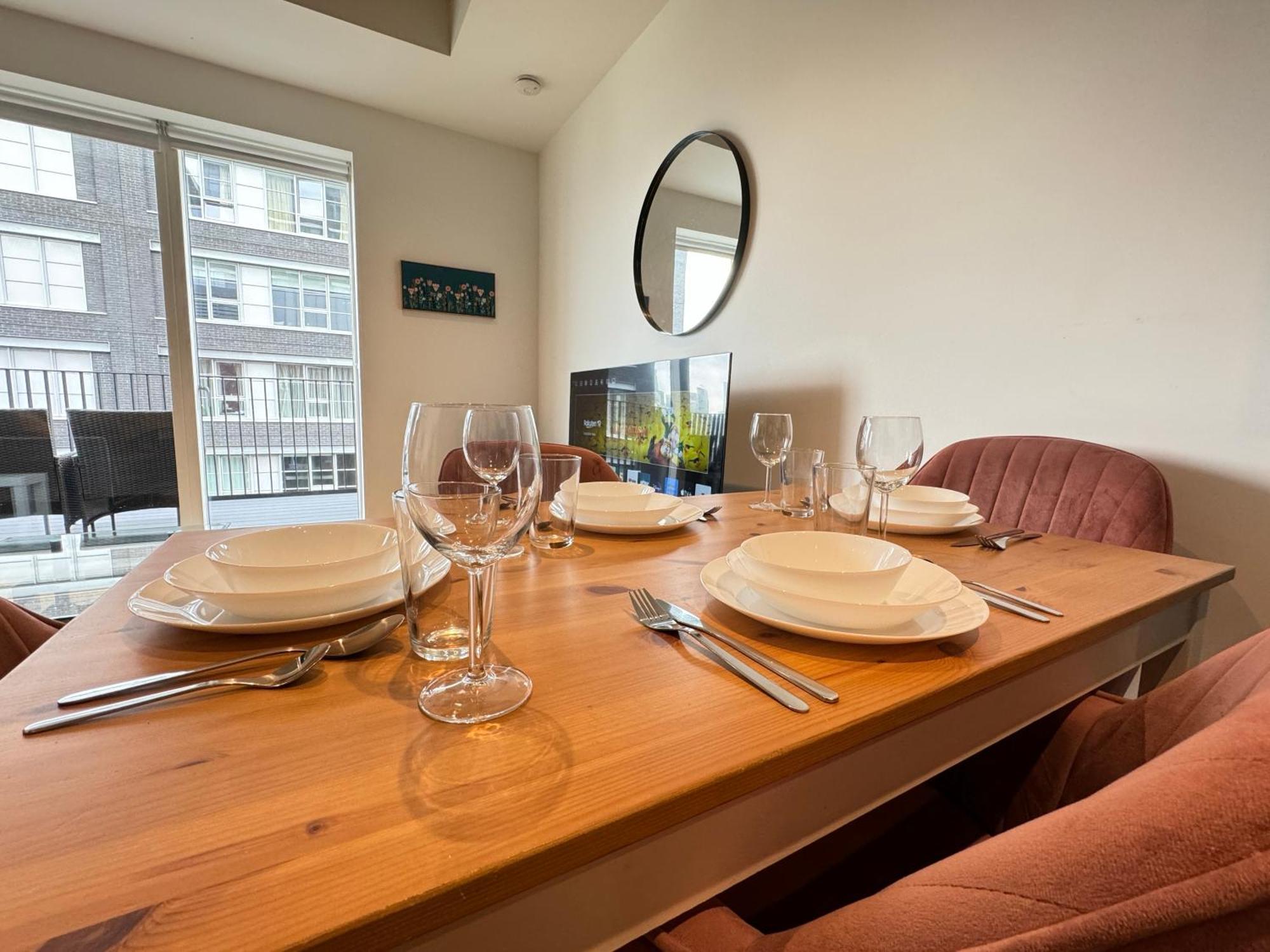 Ferienwohnung London Luxury Flat With Balcony, River View, O2 Arena, Excel, Canary Wharf, Station Exterior foto