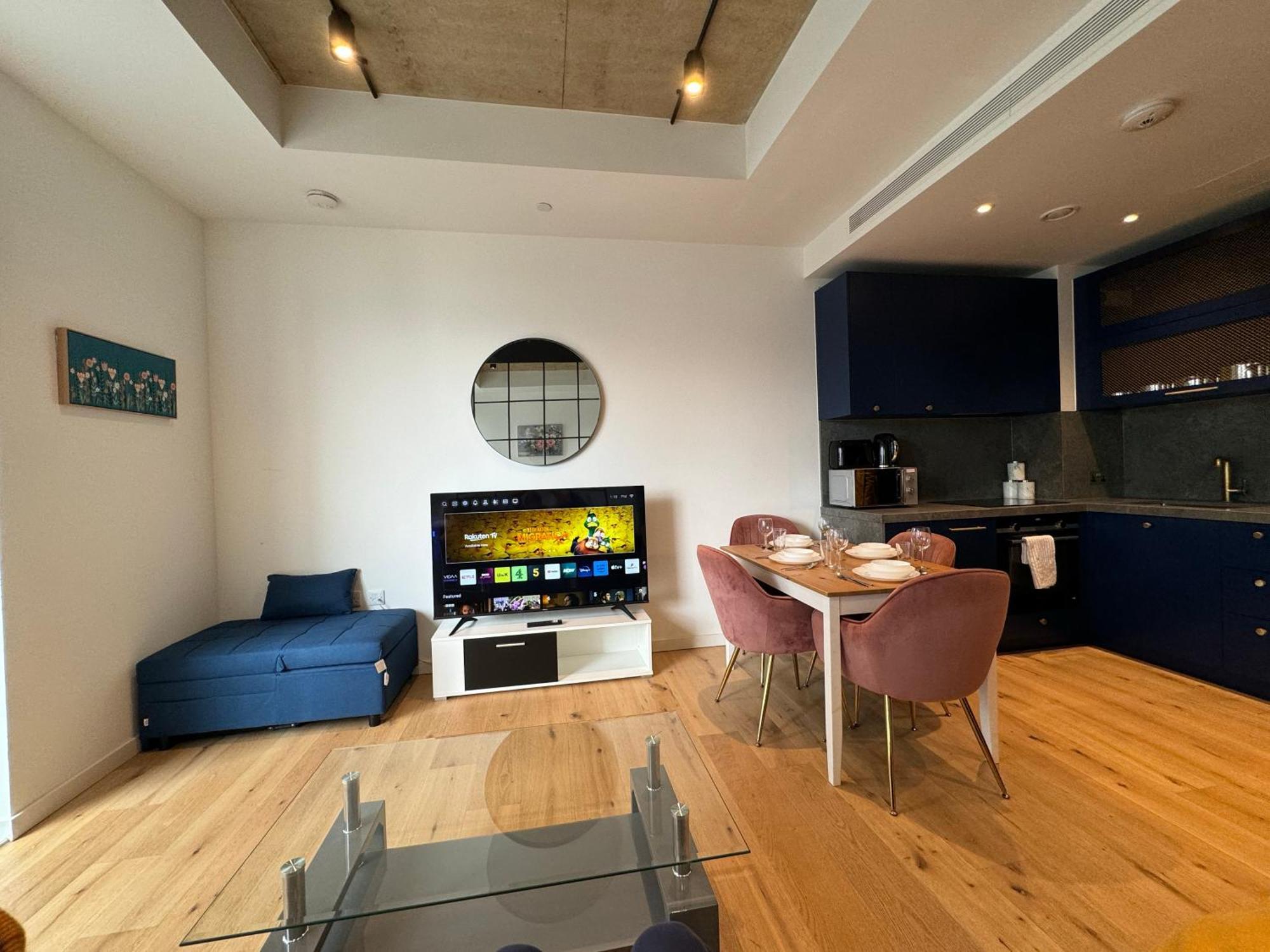 Ferienwohnung London Luxury Flat With Balcony, River View, O2 Arena, Excel, Canary Wharf, Station Exterior foto