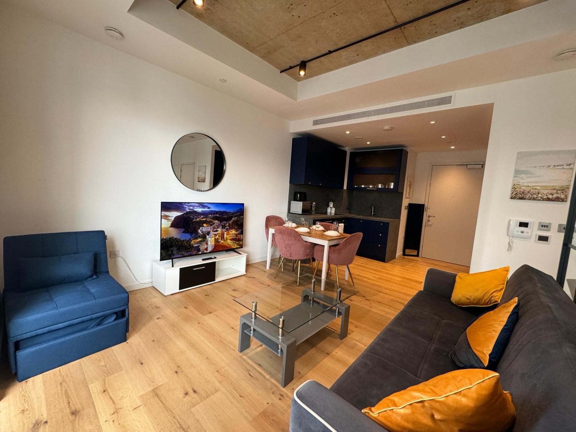 Ferienwohnung London Luxury Flat With Balcony, River View, O2 Arena, Excel, Canary Wharf, Station Exterior foto
