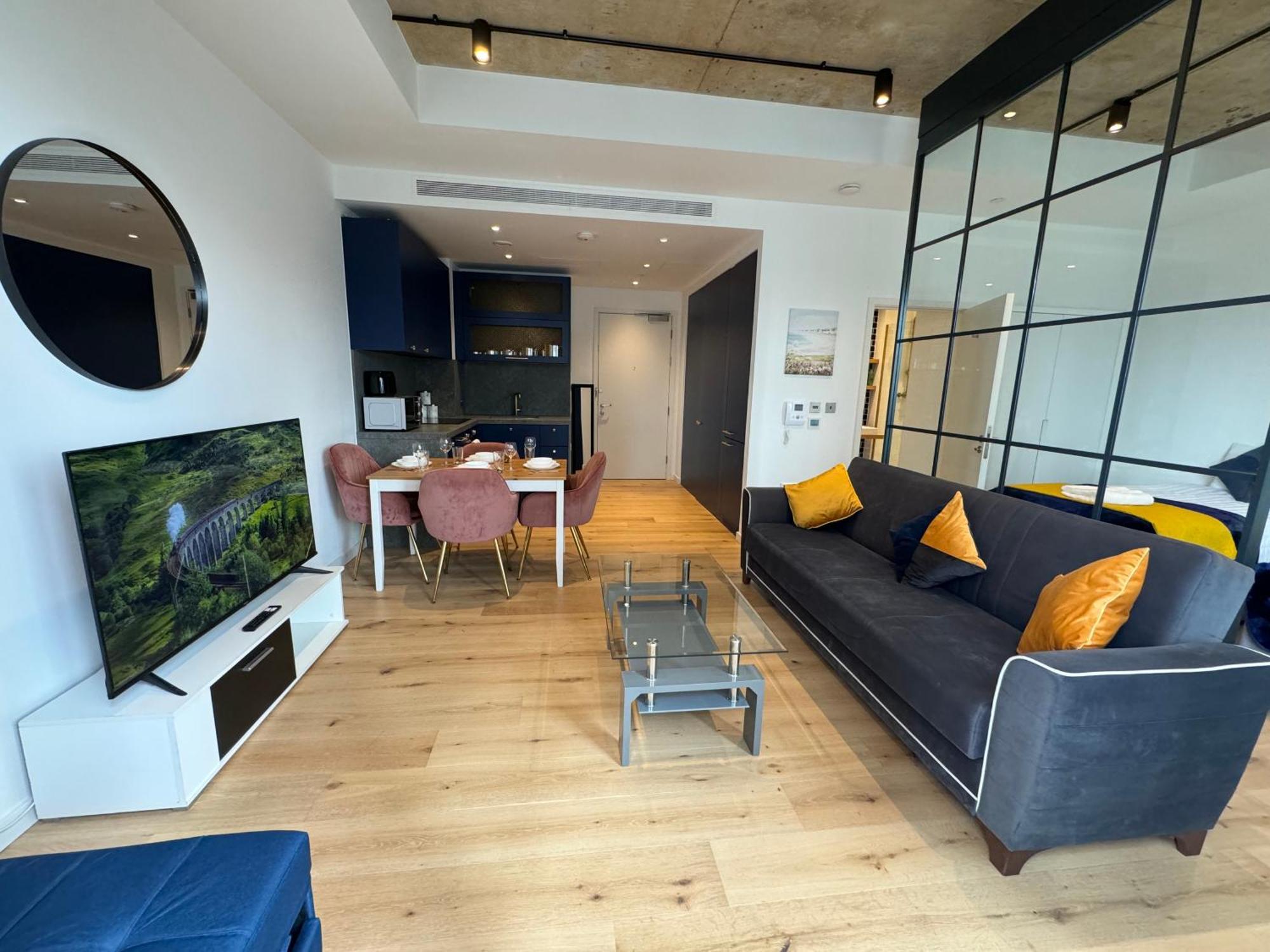 Ferienwohnung London Luxury Flat With Balcony, River View, O2 Arena, Excel, Canary Wharf, Station Exterior foto