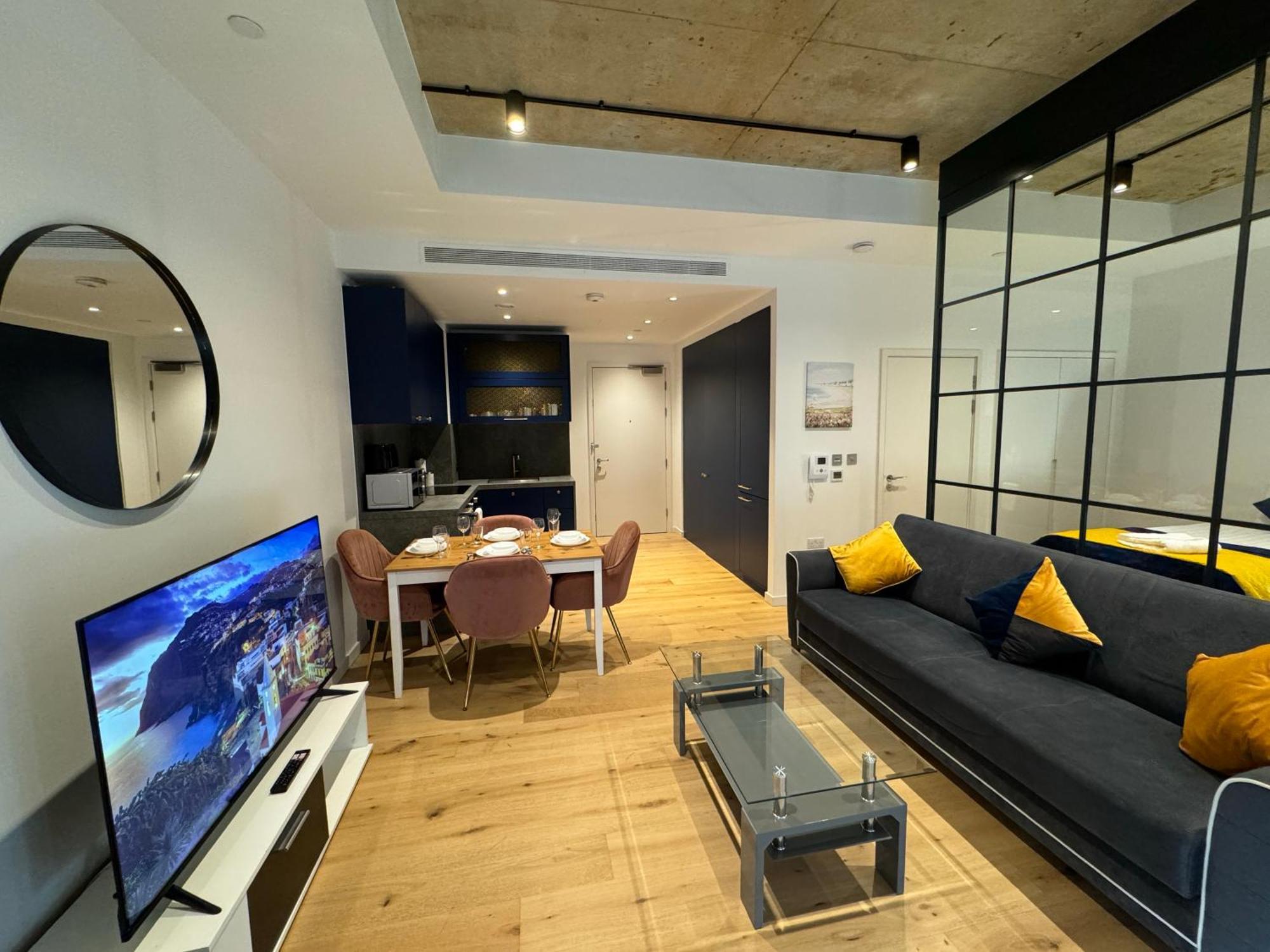 Ferienwohnung London Luxury Flat With Balcony, River View, O2 Arena, Excel, Canary Wharf, Station Exterior foto